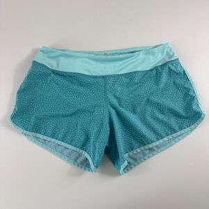 Rabbit Hopper Running Shorts Polkadot Baltic Blue Women's M Medium